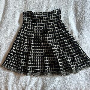 Max Studio A-Line Knit-feel skirt